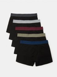 Bokserki classic 5 pack - czarny. Czarne bokserki męskie Sinsay, l, bez wzorów. Za 49.99 zł.