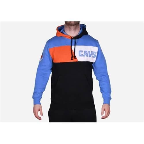 Bluzy sportowa męska Mitchell & Ness Cleveland Cavaliers. Czarne bluzy nierozpinane męskie Mitchell & Ness, m, bez wzorów, sportowe, bez ramiączek, z kapturem. Za 516.00 zł.
