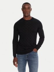 KARL LAGERFELD Sweter 655018 554302 Czarny Regular Fit. Czarne kardigany męskie KARL LAGERFELD, l, bez wzorów, z wiskozy, bez ramiączek. Za 1,149.00 zł.