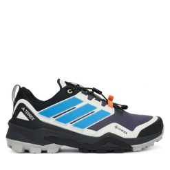 Trekkingi adidas. Szare buty trekkingowe męskie ADIDAS, bez wzorów, z gore-texu, bez zapięcia, trekkingowe, adidas terrex, gore-tex. Za 699.99 zł.