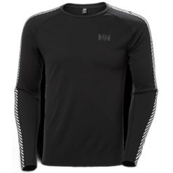 Bluza Helly Hansen lifa active stripe crew. Czarne bluzy nierozpinane męskie Helly Hansen, xl, bez wzorów, bez ramiączek, bez kaptura. Za 260.00 zł.