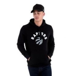 Bluza z kapturem Toronto Raptors NBA. Czarne bluzy z kapturem męskie New Era, m, bez wzorów, z kapturem. Za 294.50 zł.