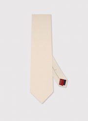 PAKO LORENTE – Jedwabny beżowy krawat. Brązowe krawaty i muchy męskie Pako Lorente, bez wzorów, z jedwabiu. Za 149.99 zł.