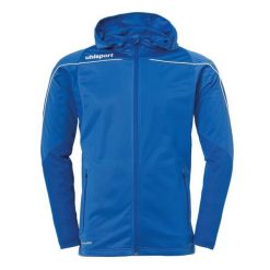 Kurtka z kapturem Uhlsport Stream 22. Białe kurtki męskie Uhlsport, s, bez wzorów, z dresówki, sportowe, bez ramiączek, z kapturem. W wyprzedaży za 193.50 zł.