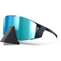 Okulary żeglarskie JULBO EDGE COVER niebieski kat. 4 HD Spectron Polarized. Niebieskie okulary przeciwsłoneczne męskie JULBO, bez wzorów, sportowe. W wyprzedaży za 713.15 zł.