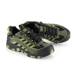 Buty trekkingowe niskie unisex Alpine Pro Okane Vibram. Zielone buty trekkingowe męskie Alpine Pro, bez wzorów, sportowe, bez obcasa, bez zapięcia. W wyprzedaży za 399.00 zł.