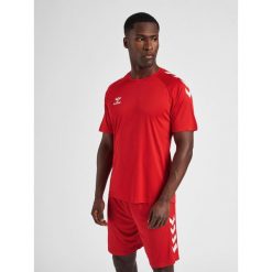 Koszulka sportowa męska Hummel Core XK Poly T-Shirt S/S. Niebieskie t-shirty sportowe męskie HUMMEL, l, bez wzorów, sportowe, bez ramiączek. Za 77.00 zł.