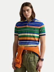 Polo Ralph Lauren Polo 710963480002 Kolorowy Custom Fit. Koszulki polo męskie Polo Ralph Lauren, m, bez wzorów, z bawełny, bez kołnierzyka, bez ramiączek. Za 539.99 zł.