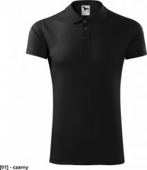 MALFINI Victory 217 - ADLER - Koszulka polo unisex, 150 g/m2, 100% poliester, - czarny XL. Czarne koszulki polo męskie Malfini, m, bez wzorów, z poliesteru, bez kołnierzyka, bez ramiączek. Za 30.43 zł.