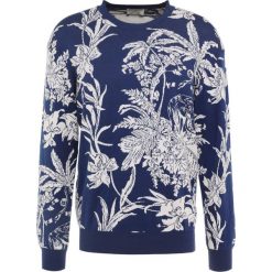 Editions MR Sweter toile de jouy navy/off white. Niebieskie swetry męskie Editions MR, z bawełny. W wyprzedaży za 365.70 zł.