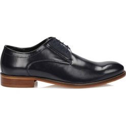 Granatowe półbuty męskie. Eleganckie półbuty męskie marki Kazar. Za 449.00 zł.