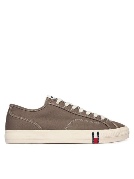 Tommy Jeans Tenisówki Archive Vulc Y2K EM0EM01674 Brązowy. Brązowe trampki męskie Tommy Jeans, bez wzorów, z jeansu, bez zapięcia. Za 289.99 zł.