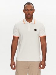 Napapijri Polo E-Macas NP0A4ID5N1A1 Biały Regular Fit. Białe koszulki polo męskie Napapijri, m, bez wzorów, z bawełny, bez kołnierzyka, bez ramiączek. Za 189.99 zł.