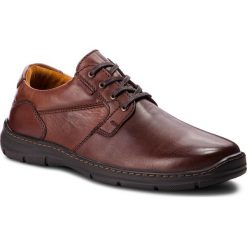 Półbuty BADURA - 3509 Brąz 225. Brązowe eleganckie półbuty męskie Badura, z materiału, eleganckie. W wyprzedaży za 219.00 zł.