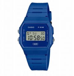 Zegarek CASIO Unisex F-91WB-2A1DF + BOX. Zegarki męskie Casio. Za 119.38 zł.