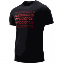 New Balance MT93083BRD. Czarne t-shirty sportowe męskie New Balance, m, bez wzorów, z materiału, sportowe, bez ramiączek. Za 139.99 zł.