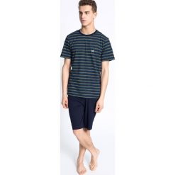 Henderson - Piżama Deco. Szare piżamy męskie Henderson, z bawełny, z okrągłym kołnierzem. W wyprzedaży za 49.90 zł.