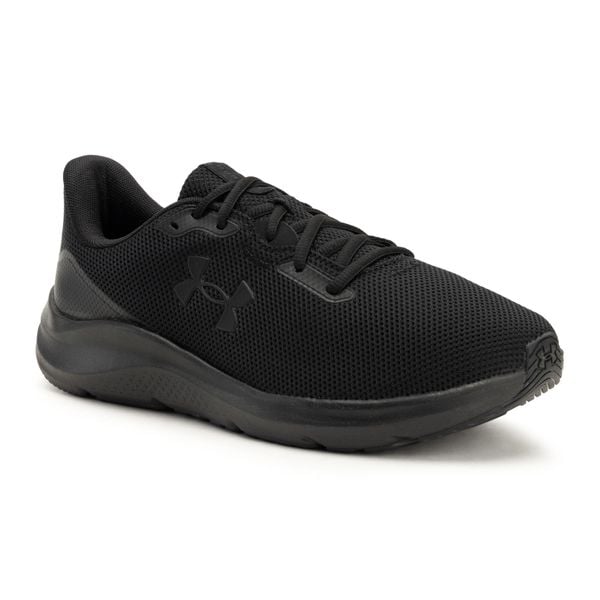 Buty do biegania męskie Under Armour Charged Pursuit 4. Czarne buty do biegania męskie Under Armour, bez wzorów, bez zapięcia, do biegania. Za 189.99 zł.