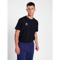 Koszulka sportowa T-shirt bawełniana Hummel GO 2.0. Czarne t-shirty sportowe męskie HUMMEL, l, bez wzorów, z bawełny, sportowe, bez ramiączek. Za 122.50 zł.