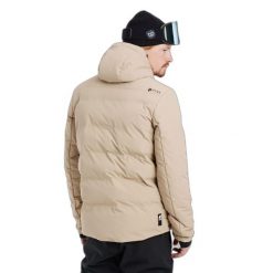Kurtka puchowa Protest Superior 23. Brązowe kurtki narciarskie i snowboardowe męskie Protest, na zimę, m, bez wzorów, z puchu, bez kaptura, narciarskie. Za 851.50 zł.