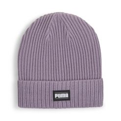 Czapka Puma Ribbed Classic Cuff Beanie. Fioletowe czapki męskie Puma, bez wzorów, sportowe. Za 105.59 zł.