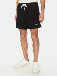 HUGO Szorty sportowe Dulasho 50534677 Czarny Relaxed Fit. Czarne szorty sportowe męskie Hugo, bez wzorów, z bawełny, sportowe. Za 229.99 zł.