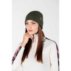 Czapka zimowa 100% wełna merino - Icewall (250 g/m²). Zielone czapki męskie WOOLONA, na zimę, bez wzorów, z wełny, sportowe. W wyprzedaży za 126.00 zł.