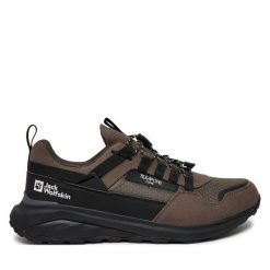 Trekkingi Jack Wolfskin. Brązowe buty trekkingowe męskie Jack Wolfskin, bez wzorów, bez zapięcia, trekkingowe. Za 219.99 zł.