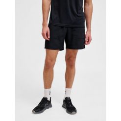 Szorty Hummel Pulse. Czarne szorty sportowe męskie HUMMEL, bez wzorów, sportowe. Za 161.00 zł.