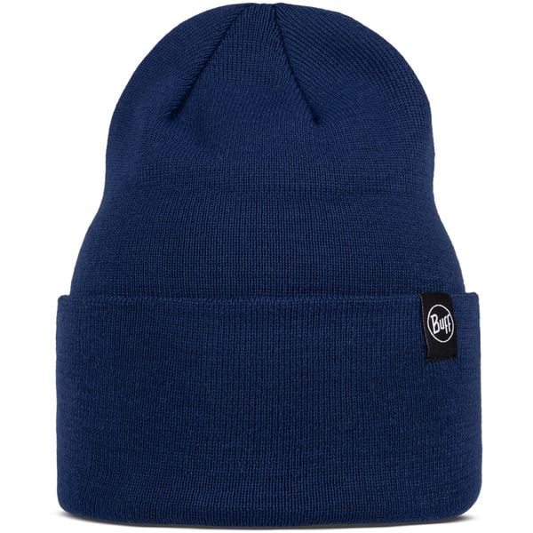 Czapka BUFF KNITTED BEANIE LILON. Niebieskie czapki męskie Buff, bez wzorów, sportowe. Za 95.00 zł.