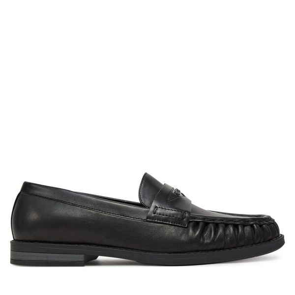 Mokasyny Guess. Czarne mokasyny męskie Guess, bez zapięcia. Za 339.99 zł.