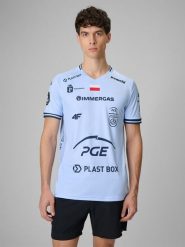 4F Koszulka meczowa replika domowa z sezonu 2025/26 męska 4F x Projekt Warszawa - niebieska XXL. Niebieskie t-shirty męskie 4f, m, bez wzorów, z dzianiny, sportowe, bez ramiączek. Za 189.99 zł.