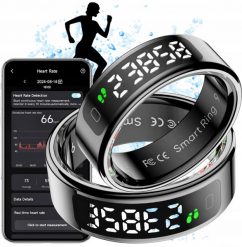 Smartwatch Colmi Smartring R12 21.6MM 12 (czarny). Czarne zegarki smartwatch Colmi. Za 176.73 zł.