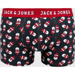 Jack & Jones - Bokserki. Czarne bokserki męskie Jack & Jones, z bawełny. Za 59.90 zł.