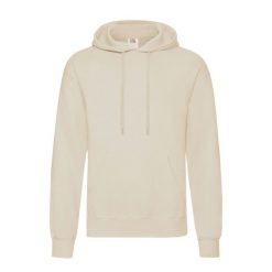 Męska Klasyczna Bluza Z Kapturem. Brązowe bluzy nierozpinane męskie Fruit of the Loom, l, bez wzorów, klasyczne, bez ramiączek, z kapturem. Za 80.99 zł.