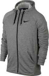 Nike Bluza męska Dry Hoodie Fz Fleece szara r. S (860465 063). Szare bluzy nierozpinane męskie Nike, m, bez wzorów, bez ramiączek, bez kaptura. Za 223.00 zł.