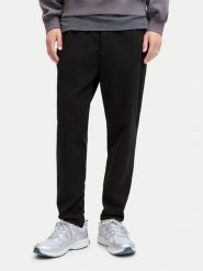 Jack & Jones Spodnie materiałowe Ace Neo 12282533 Czarny Tapered Fit. Czarne spodnie na co dzień męskie Jack & Jones, bez wzorów, z bawełny. Za 229.99 zł.