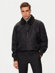 Calvin Klein Jeans Kurtka bomber J30J326108 Czarny Regular Fit. Czarne kurtki męskie Calvin Klein Jeans, m, bez wzorów, z jeansu, bez ramiączek, bez kaptura. Za 659.99 zł.