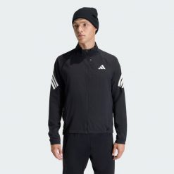Kurtka adi365 FORMOTION. Czarne kurtki męskie ADIDAS, bez wzorów, bez ramiączek, bez kaptura. Za 439.00 zł.