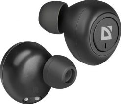 DEFENDER SŁUCHAWKI BEZPRZEWODOWE Z MIKROFONEM "TWS" TWINS 638 CZARNE 63638. Czarne słuchawki bluetooth Defender. Za 78.99 zł.