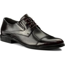 Półbuty LASOCKI FOR MEN - MI08-C343-381-05 Bordowy. Czerwone eleganckie półbuty męskie Lasocki For Men, z materiału, eleganckie. Za 199.99 zł.