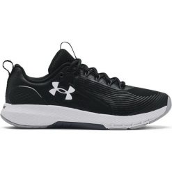 Buty Treningowe Męskie Under Armour Charged Commit TR 3. Czarne buty treningowe męskie Under Armour, bez wzorów, bez zapięcia, do biegania. Za 297.00 zł.