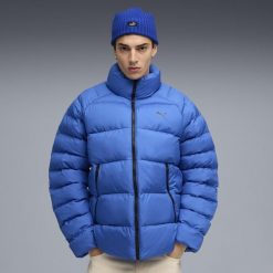 Męska kurtka Mono PUMA Mountain Blue. Niebieskie kurtki męskie Puma, m, bez wzorów, sportowe, bez ramiączek, bez kaptura. Za 559.00 zł.