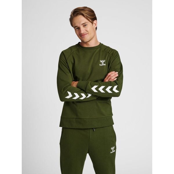 Bluza Hummel Isam 2.0. Zielone bluzy nierozpinane męskie HUMMEL, m, bez wzorów, eleganckie, bez ramiączek, bez kaptura. Za 203.50 zł.