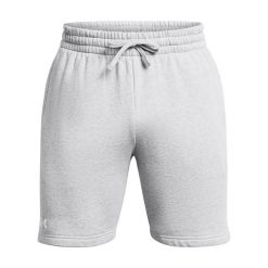 Spodenki treningowe męskie Under Armour Rival Fleece. Szare szorty sportowe męskie Under Armour, bez wzorów, sportowe. Za 129.99 zł.