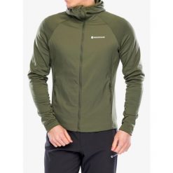 Bluza z kapturem męska Montane Sirocco Lite Hoodie. Zielone bluzy nierozpinane męskie Montane, m, bez wzorów, bez ramiączek, z kapturem. Za 634.99 zł.