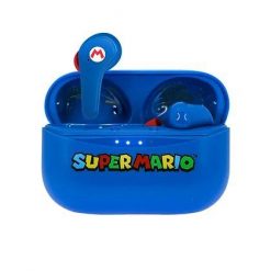 Słuchawki OTL Super Mario TWS Niebieskie. Niebieskie słuchawki bluetooth OTL. Za 129.99 zł.
