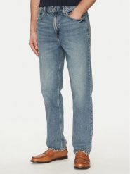 Michael Kors Jeansy CS5900KHP3 Niebieski Straight Fit. Niebieskie jeansy męskie Michael Kors, bez wzorów, z bawełny. Za 419.99 zł.