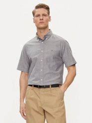 Tommy Hilfiger Koszula 1985 MW0MW33810 Szary Slim Fit. Szare koszule męskie Tommy Hilfiger, l, bez wzorów, z bawełny, bez kołnierzyka, bez ramiączek. Za 209.99 zł.