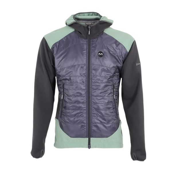 Techniczna hybrydowa kurtka męska Milo Nafo green - XL. Fioletowe kurtki męskie Milo, na zimę, l, bez wzorów, sportowe, bez ramiączek, bez kaptura. W wyprzedaży za 399.00 zł.